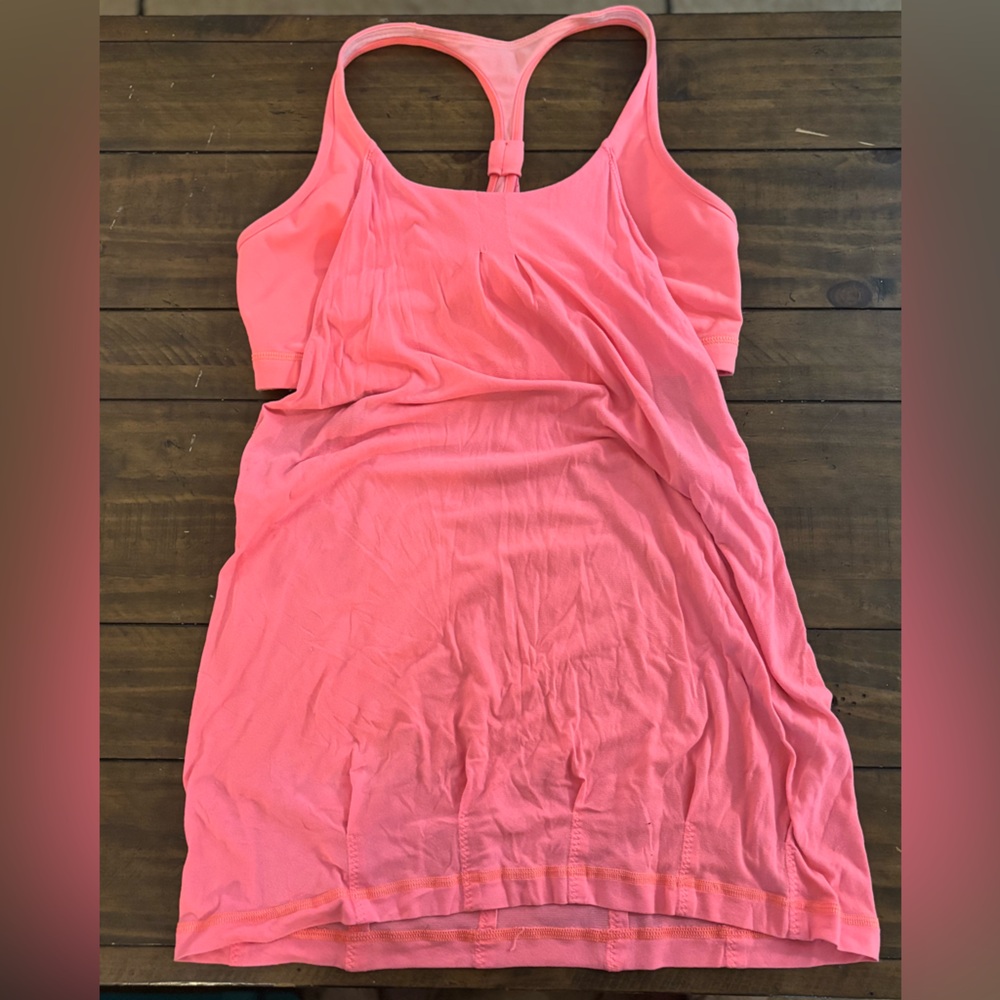 Vibrant Pink Lululemon Brink Tank Top